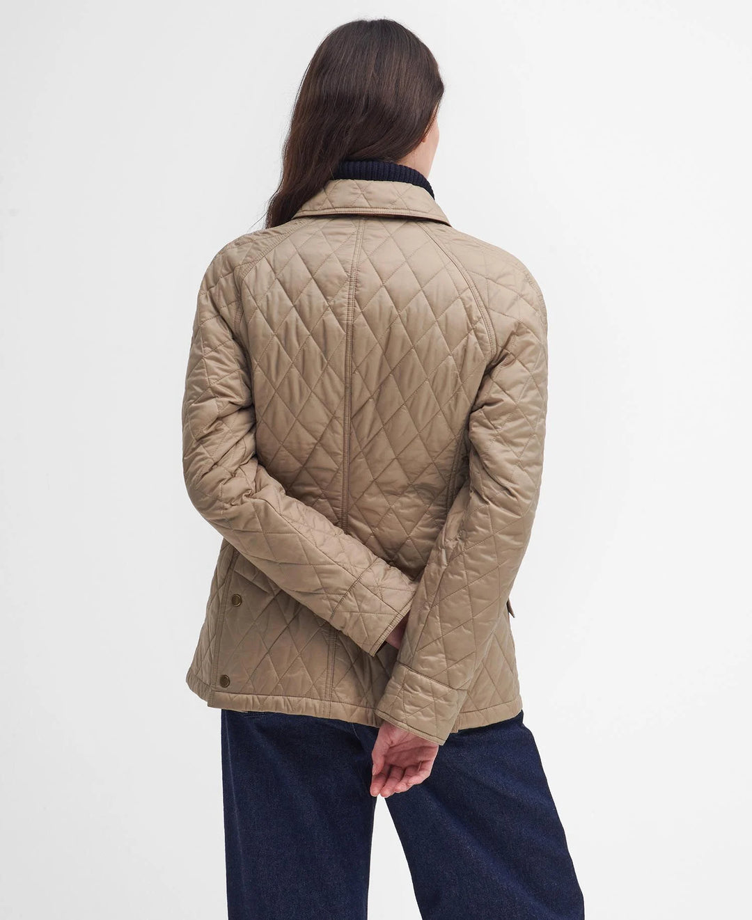 Barbour Summer Beadnell Quilted Jacket: Sand Dune