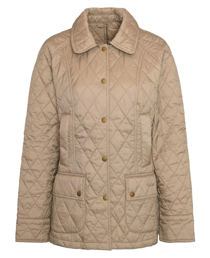 Barbour Summer Beadnell Quilted Jacket: Sand Dune