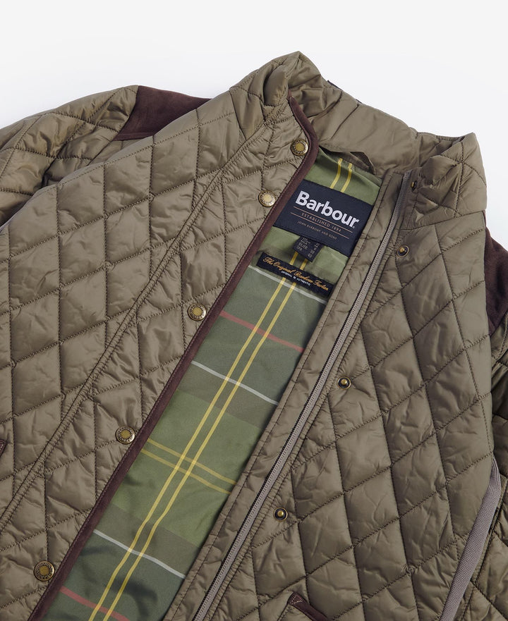 Barbour Highfield Quilted Jacket: Winter Moss/Classic