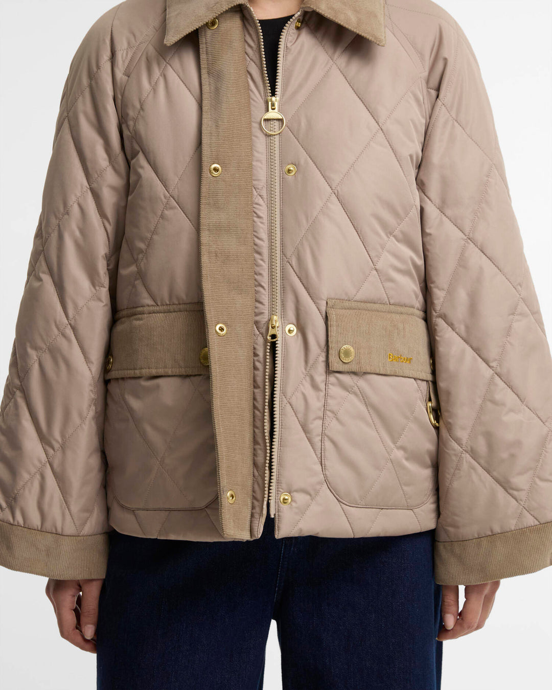 Barbour Kilnwick Quilted Jacket: Lt Trench/Ancient