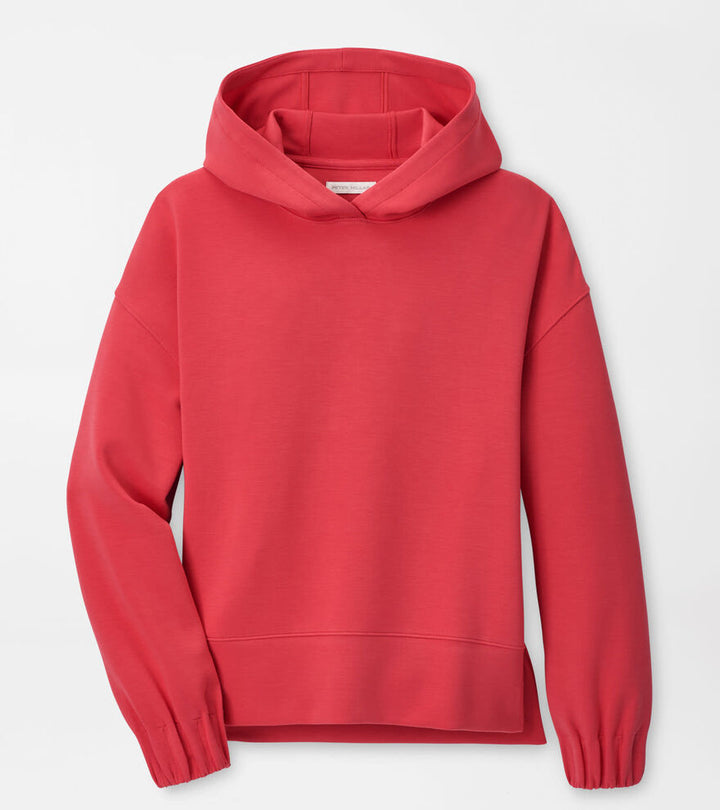 Peter Millar Women's Flora Knit Hoodie: Calabrian Red