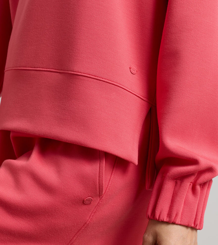 Peter Millar Women's Flora Knit Hoodie: Calabrian Red