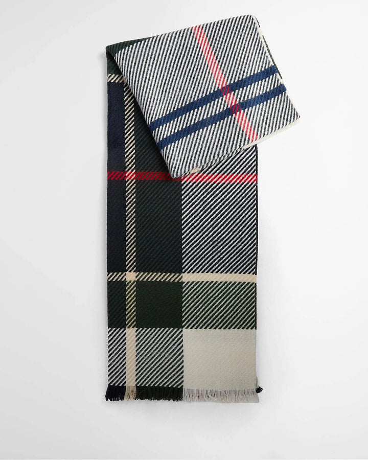 Barbour Blair Tartan Scarf: Lt Evergreen Tartan