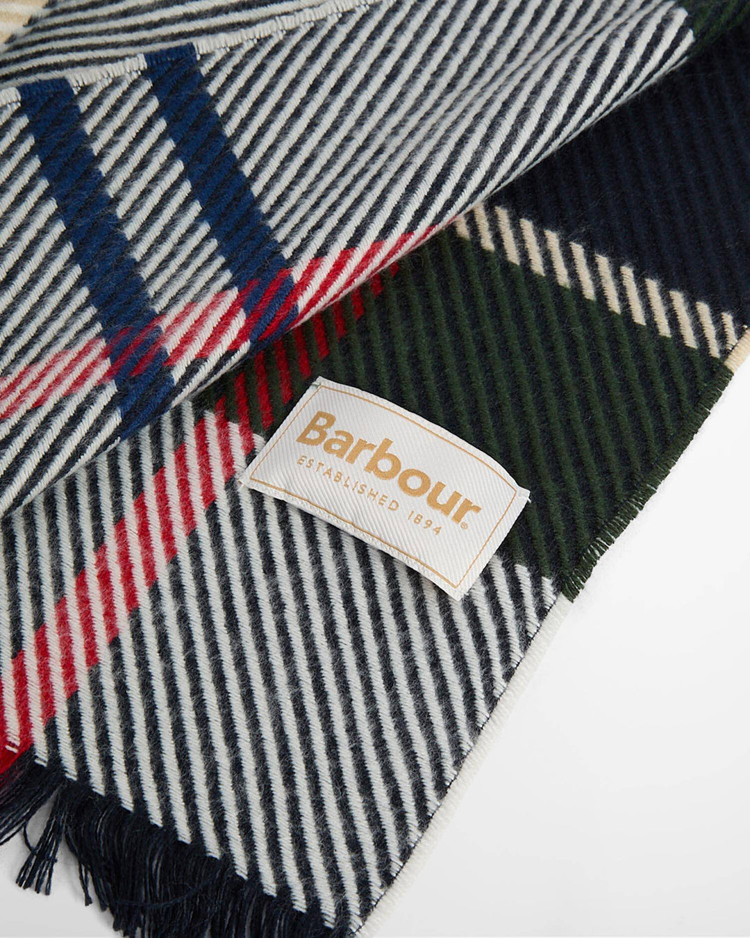 Barbour Blair Tartan Scarf: Lt Evergreen Tartan
