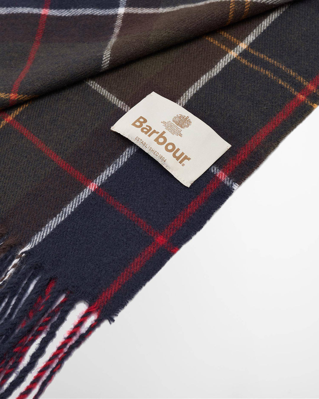 Barbour Hailes Tartan Scarf: Classic Tartan