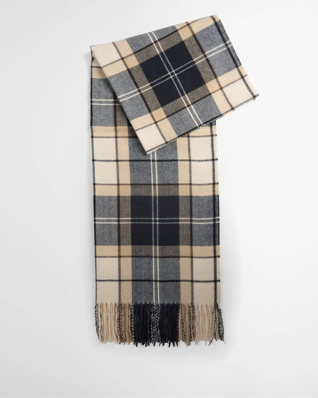 Barbour Hailes Tartan Scarf: Lt Birchwood Dress Tartan