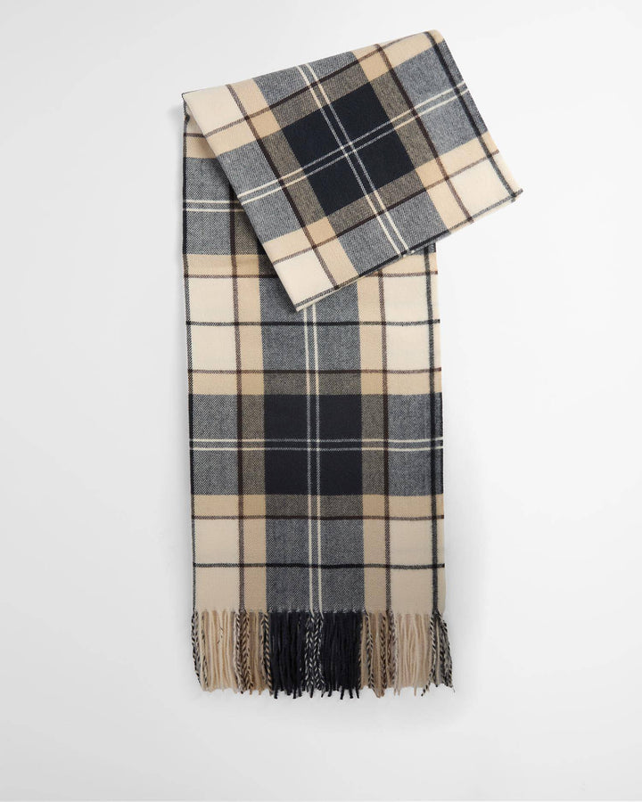Barbour Hailes Tartan Scarf: Lt Birchwood Dress Tartan