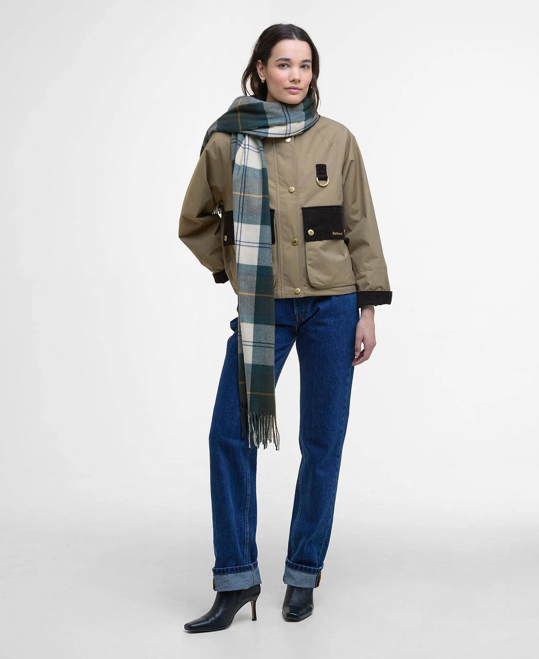 Barbour Hailes Tartan Scarf: Ancient Tartan