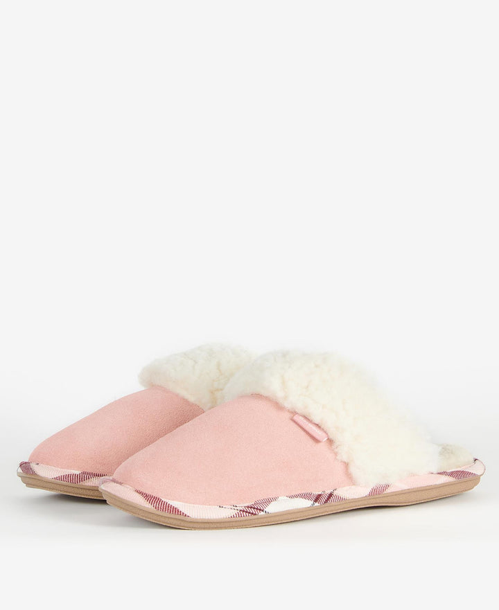 Barbour Lydia Mule Slippers - Pink