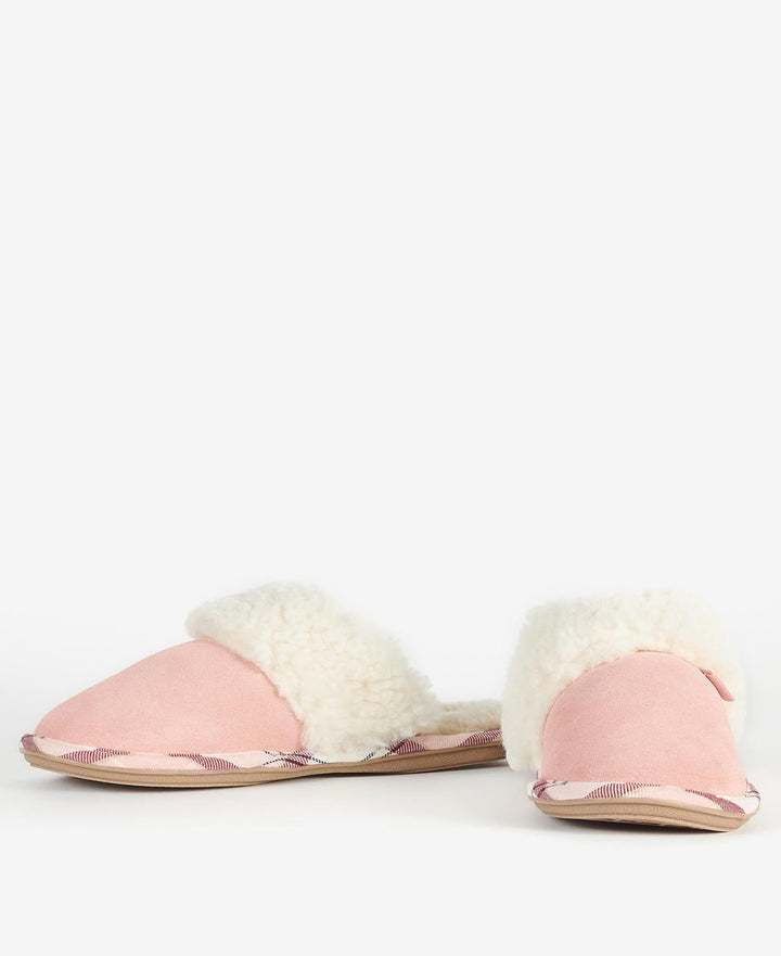 Barbour Lydia Mule Slippers - Pink