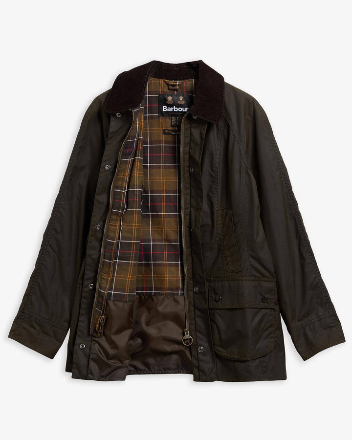 Barbour Classic Beadnell® Waxed Jacket: Olive