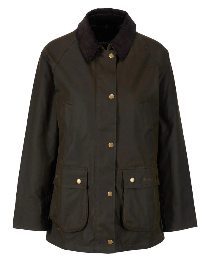 Barbour Women's Acorn Waxed Jacket: Olive