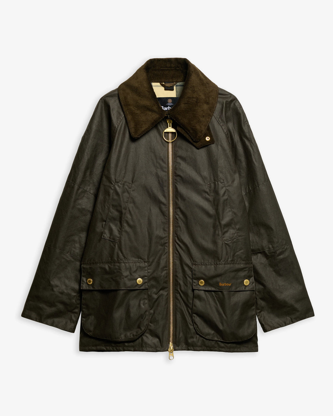 Barbour Allerston Waxed Jacket: Olive/Ancient