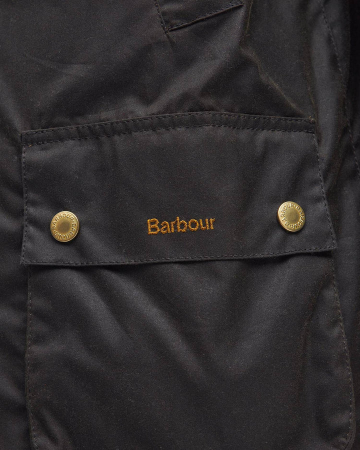 Barbour Allerston Waxed Jacket: Olive/Ancient