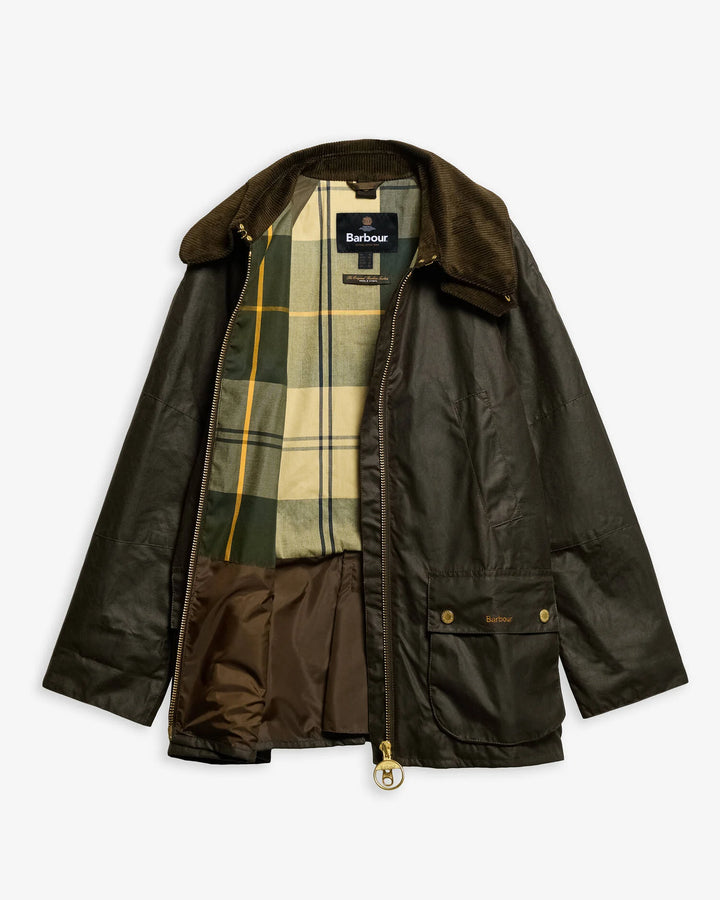 Barbour Allerston Waxed Jacket: Olive/Ancient