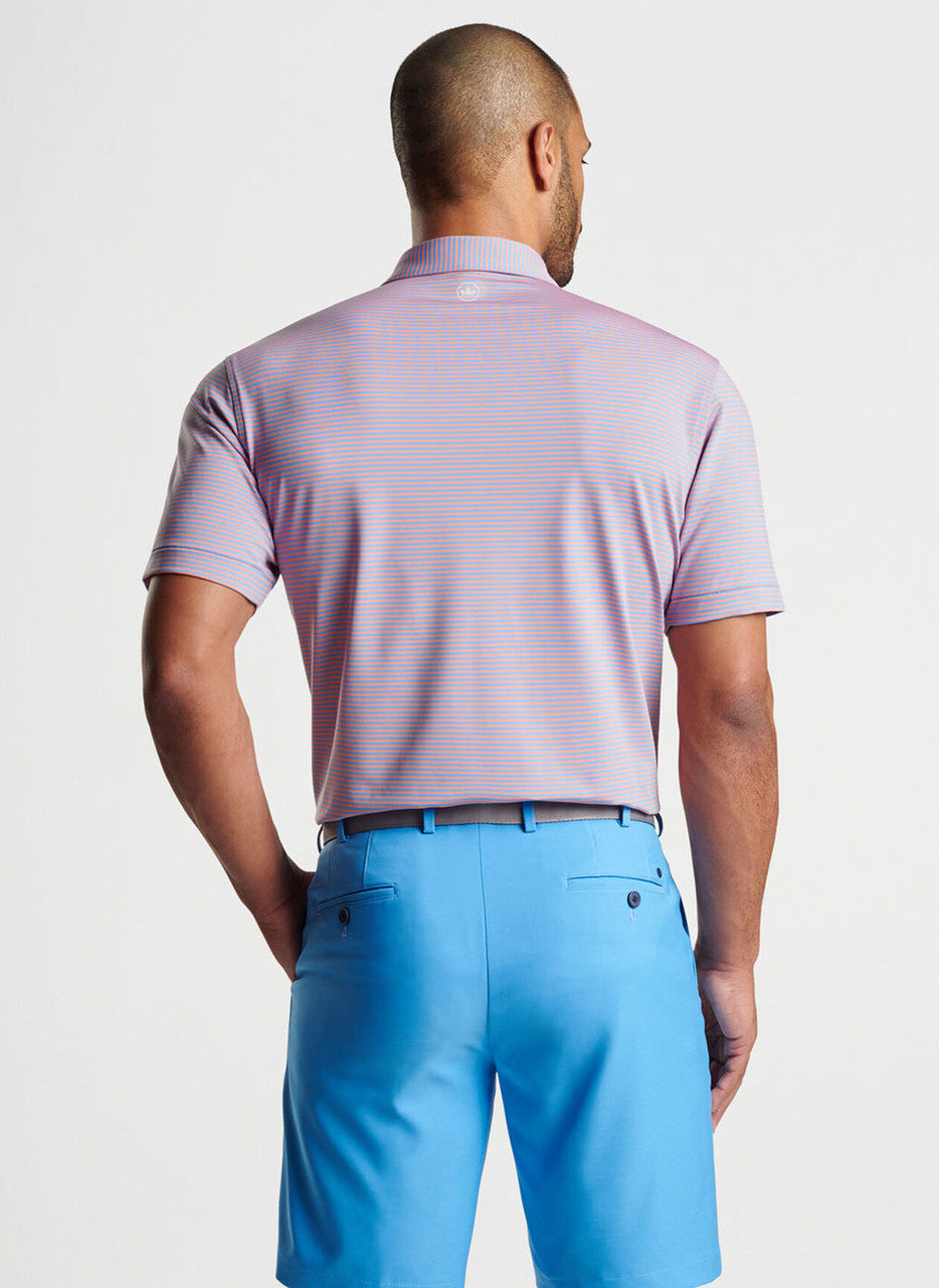 Peter Millar Hales Performance Jersey Polo: Liberty Blue