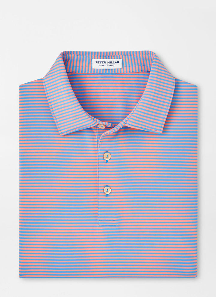 Peter Millar Hales Performance Jersey Polo: Liberty Blue