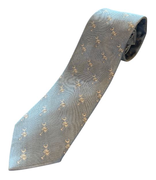 Craig Reagin Palmetto Woven Tie: Light Blue