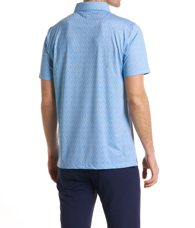 Harlestons The Links Polo: Carolina Blue