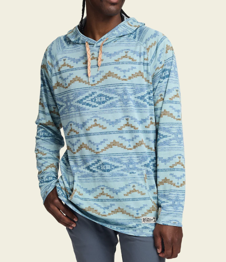 Howler Brothers Loggerhead Hoodie: Terranova - Lapis