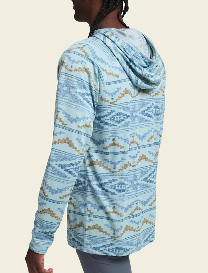 Howler Brothers Loggerhead Hoodie: Terranova - Lapis