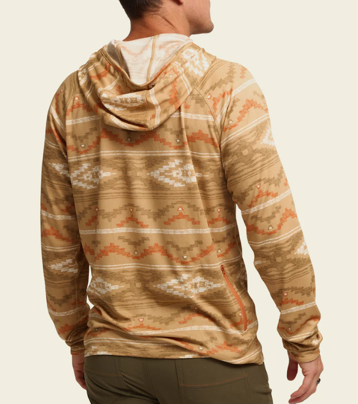 Howler Brothers Loggerhead Hoodie: Terranova - Toltec Tan