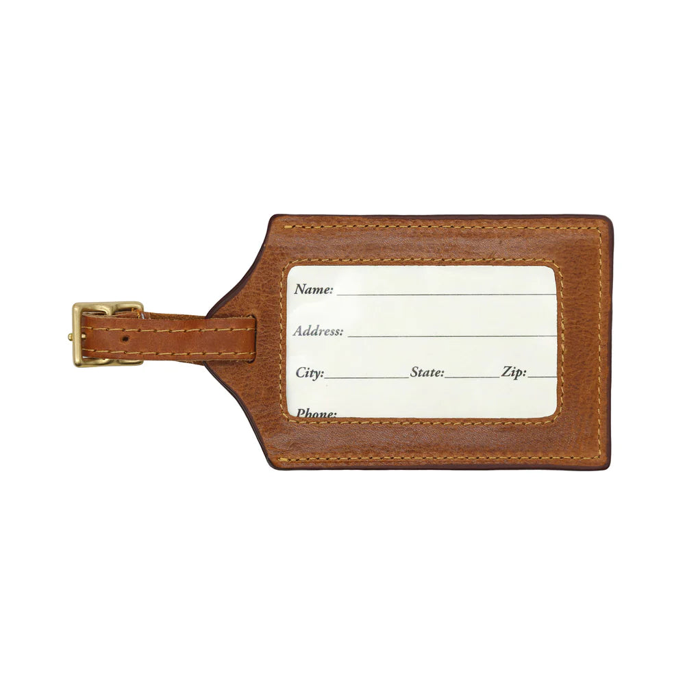 Smathers and Branson Dancing Bear Luggage Tag : Light Blue