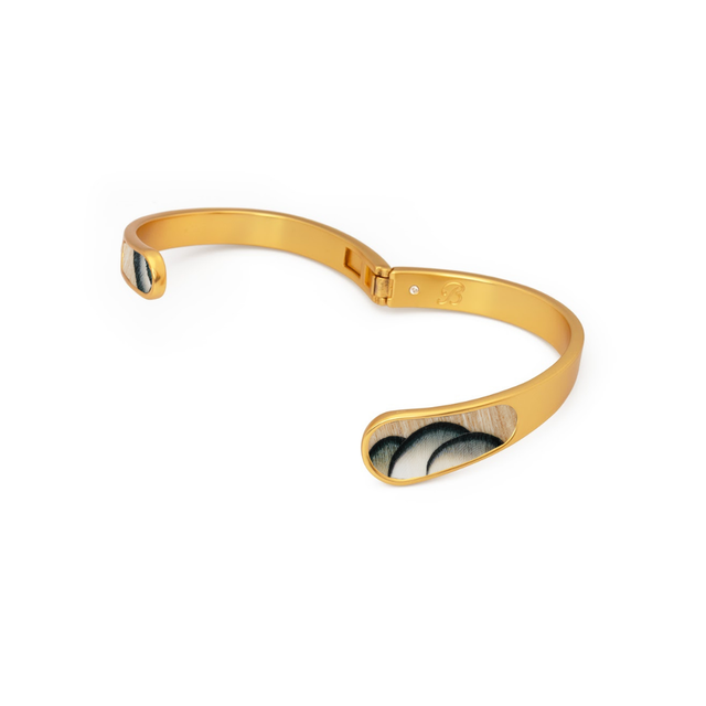 Brackish Lainey Bezel Hinge Cuff
