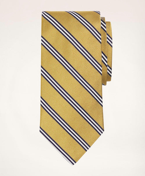 Brooks Brothers Mini BB#1 Rep Tie: Gold