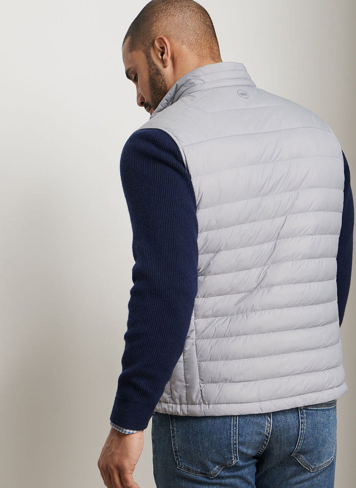 Peter Millar All Course Vest: Gale Grey
