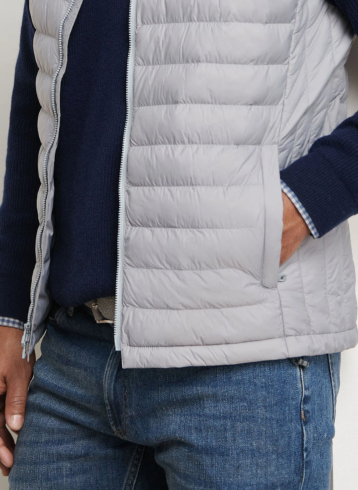 Peter Millar All Course Vest: Gale Grey