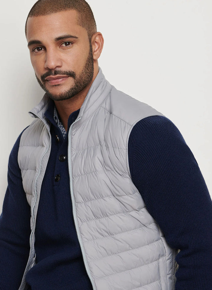Peter Millar All Course Vest: Gale Grey