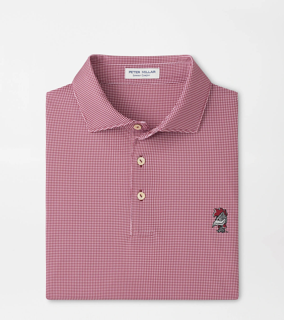 Peter Millar South Carolina Vault Border Performance Jersey Polo: Maroon