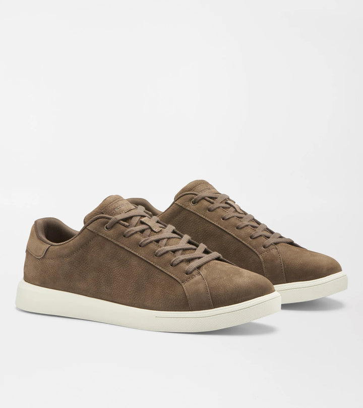 Peter Millar Drift Classic Nubuck Sneaker: Oak