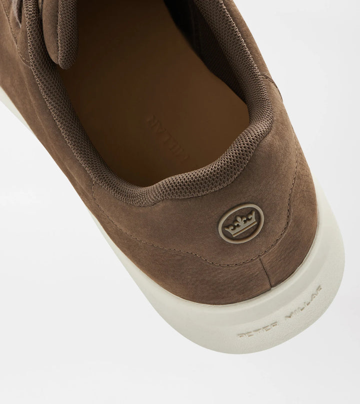 Peter Millar Drift Classic Nubuck Sneaker: Oak