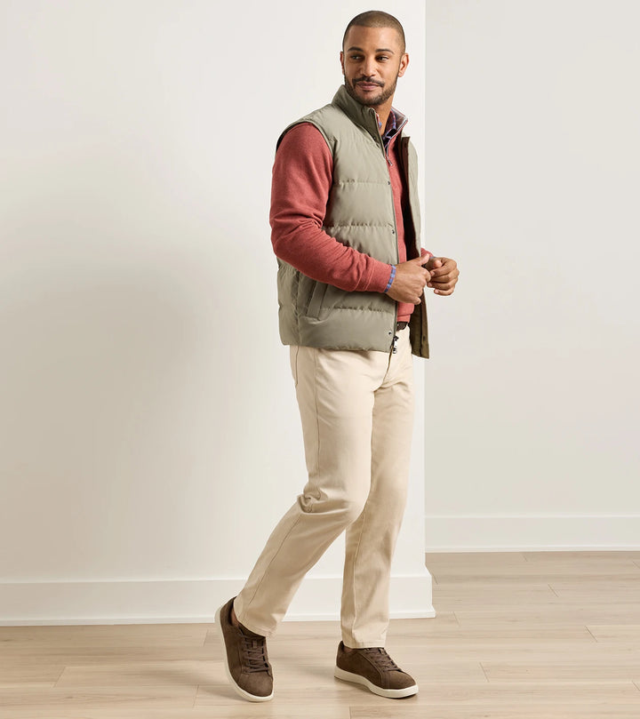 Peter Millar Drift Classic Nubuck Sneaker: Oak