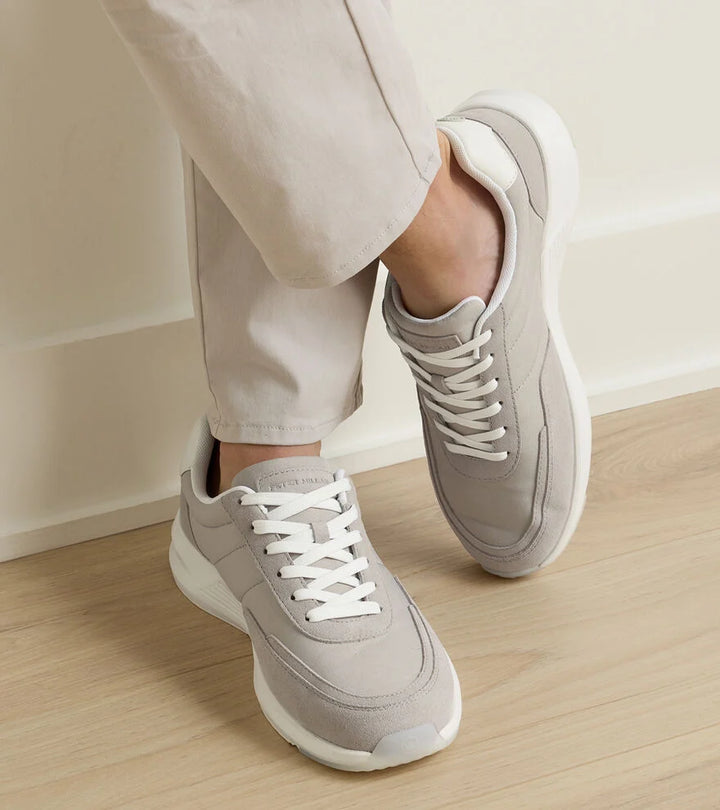 Peter Millar Journeyman Sneaker: Light Pewter