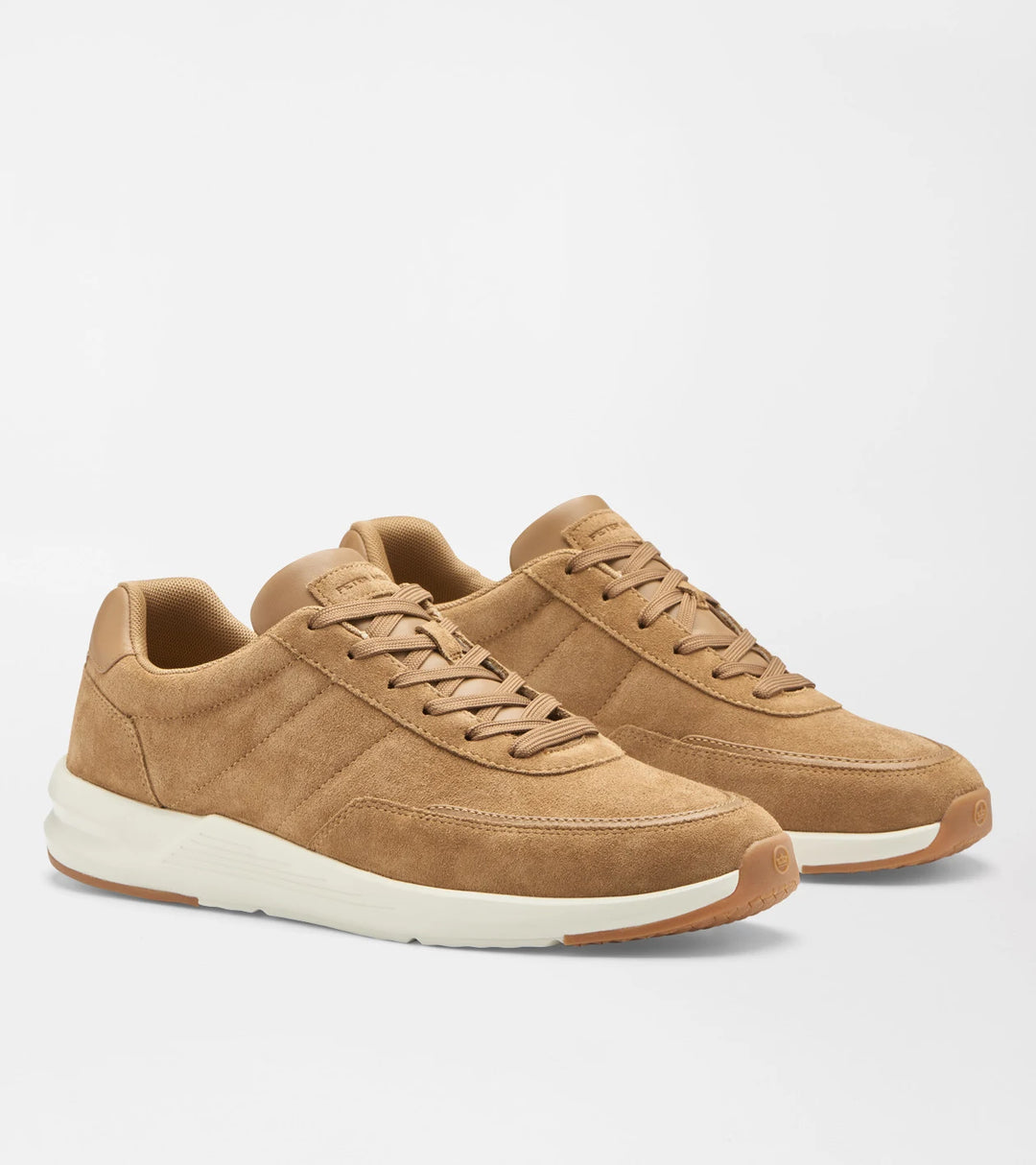 Peter Millar Journeyman Suede Sneaker: Dark Jute