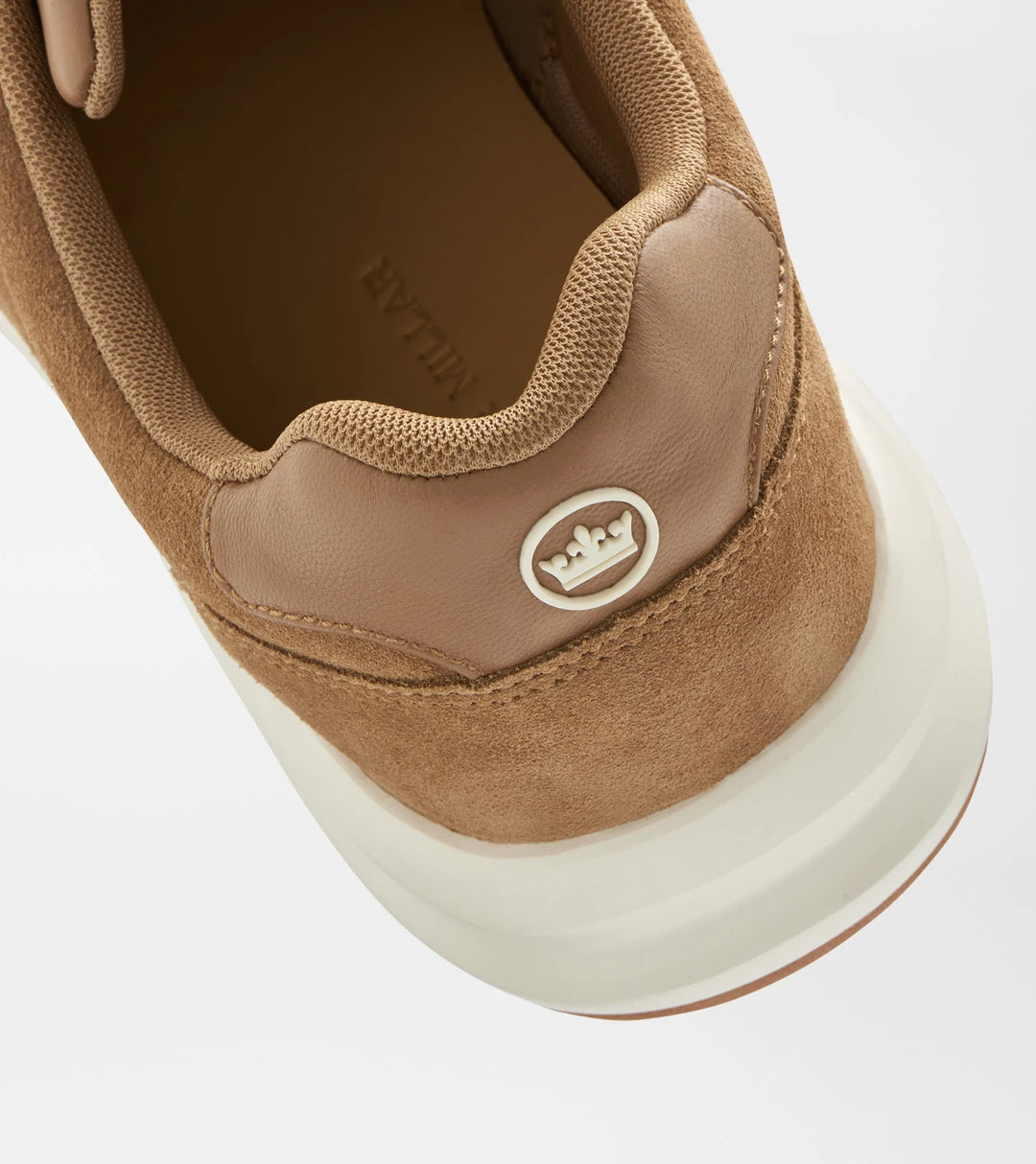 Peter Millar Journeyman Suede Sneaker: Dark Jute