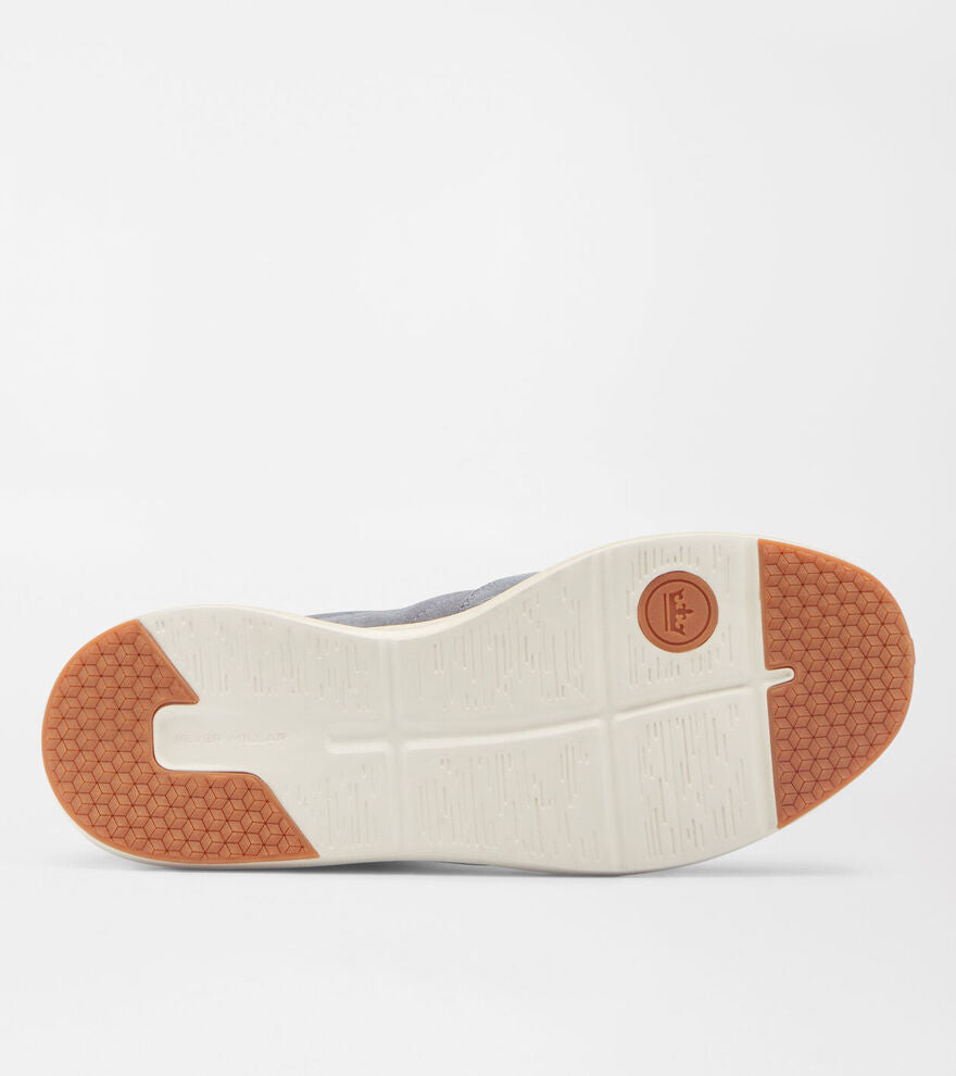 Peter Millar Journeyman Suede Sneaker: Oslo Grey