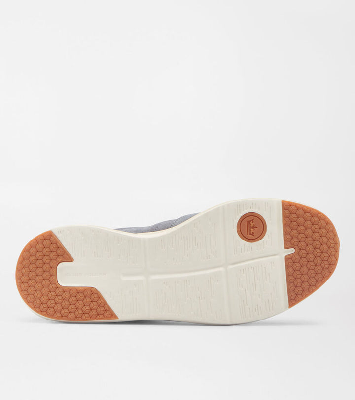 Peter Millar Journeyman Suede Sneaker: Oslo Grey