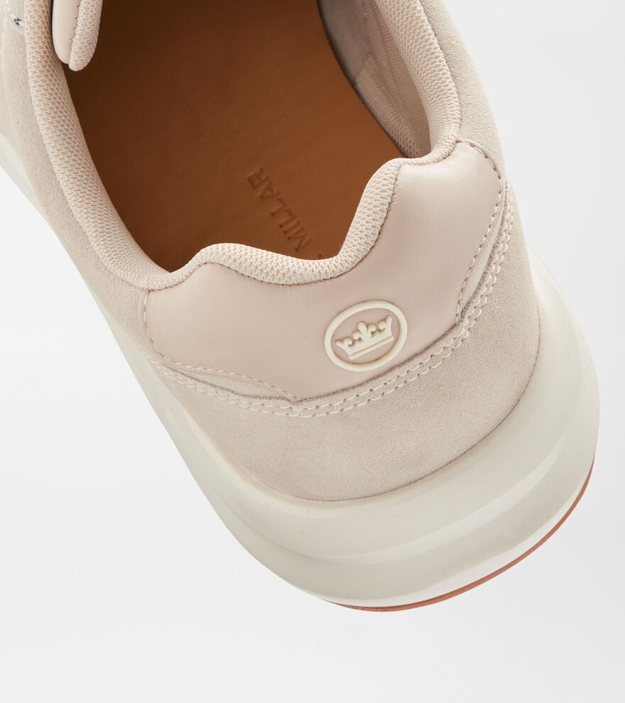 Peter Millar Journeyman Suede Sneaker: Stone