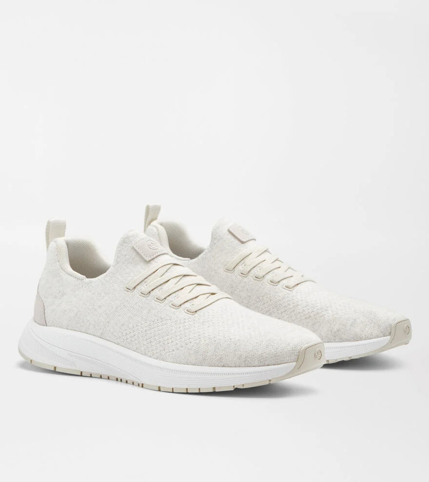 Peter Millar Odeon Sneaker: Icy White