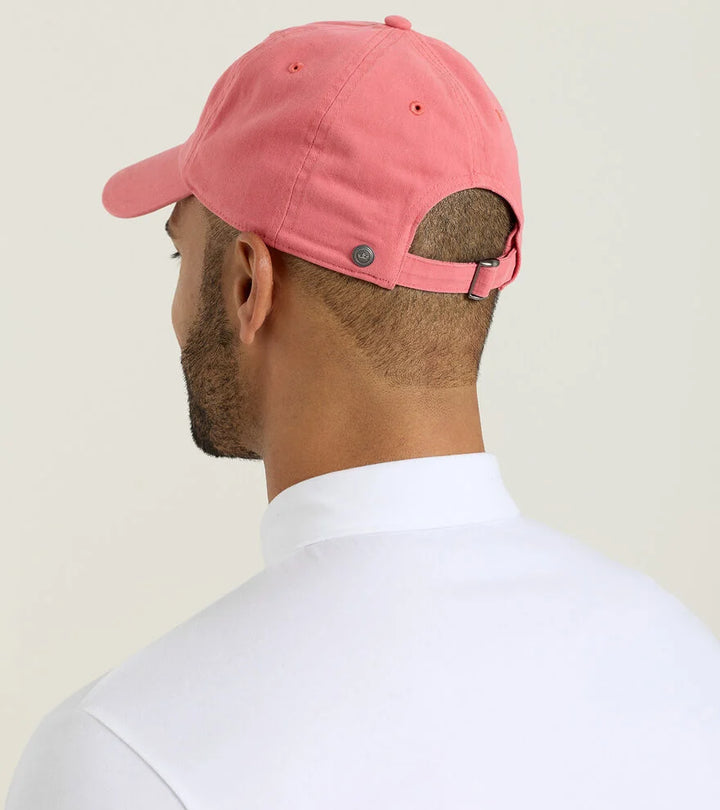 Peter Millar Whitaker Washed Twill Hat: Cape Red