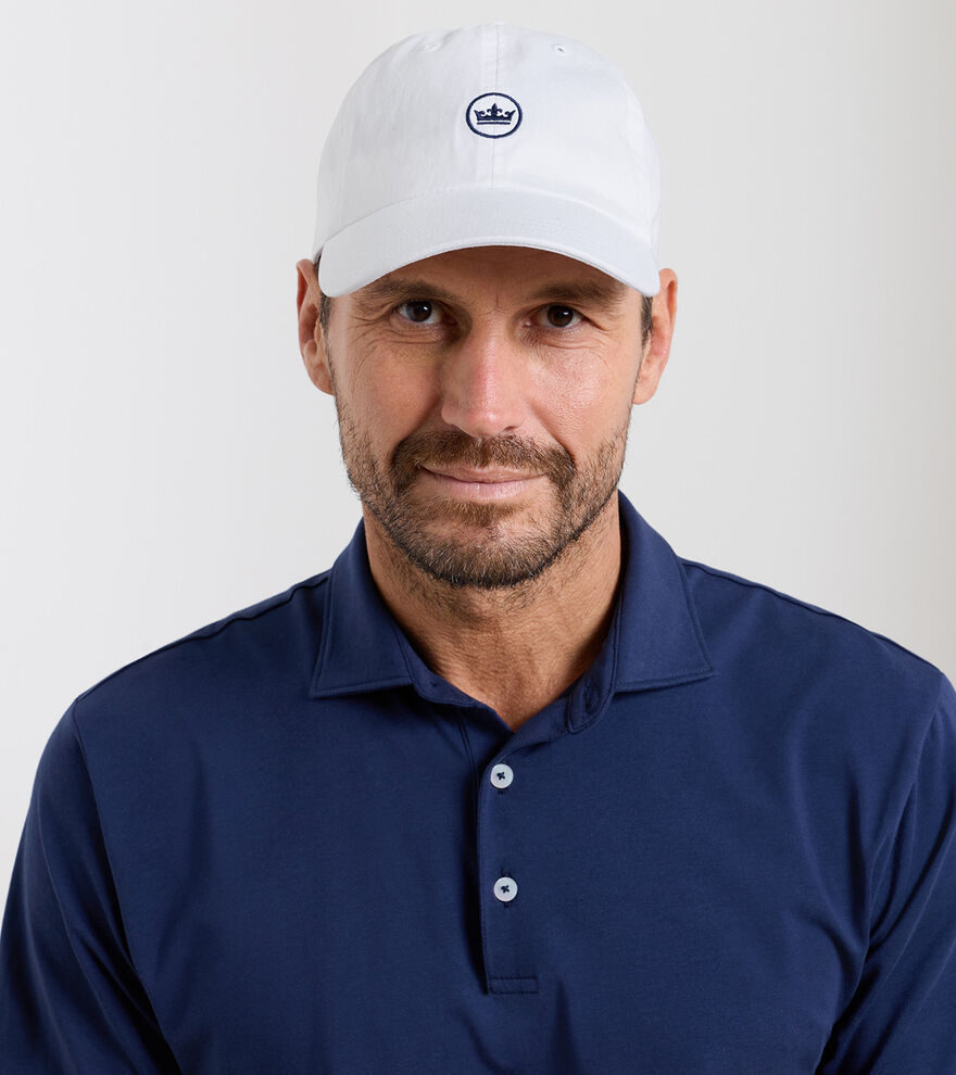 Peter Millar Whitaker Washed Twill Hat: White