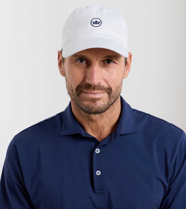 Peter Millar Whitaker Washed Twill Hat: White