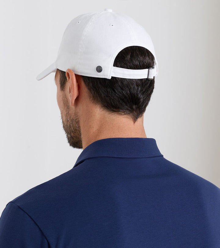 Peter Millar Whitaker Washed Twill Hat: White