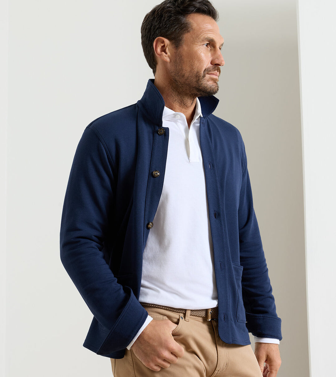 Peter Millar Oasis Chore Coat: Navy