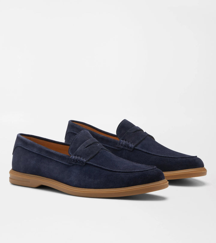 Peter Millar Excursionist Penny Loafer: Dark Navy