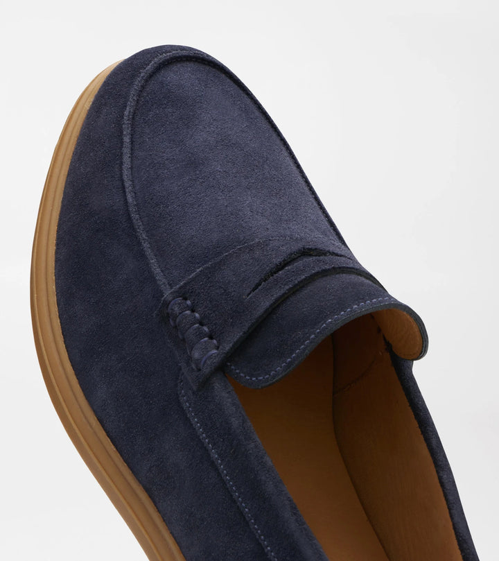 Peter Millar Excursionist Penny Loafer: Dark Navy